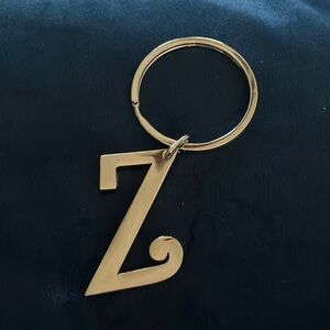 Silver Letter Z Heavy-duty Keychain‎